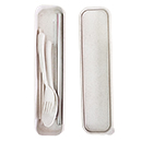 小麥餐具吸管4件組(粗12mm)  